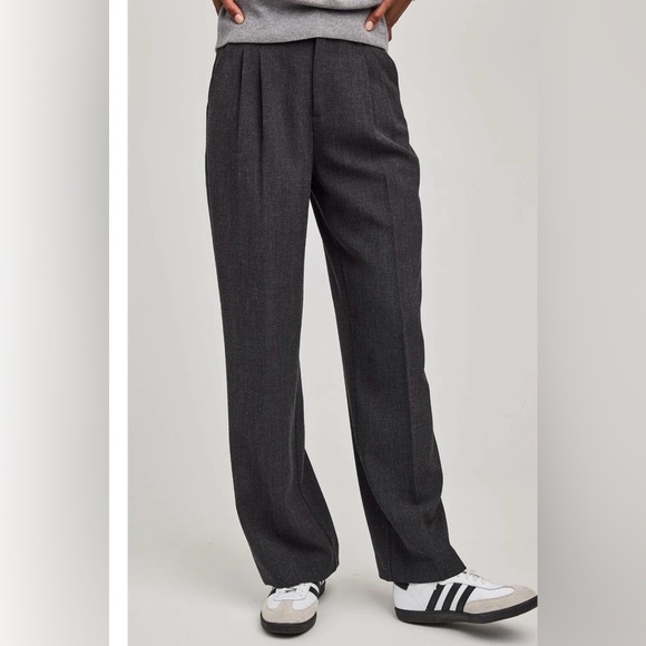 Gentle Fawn Pants - Gentle Fawn Dress pants charcoal heather 8